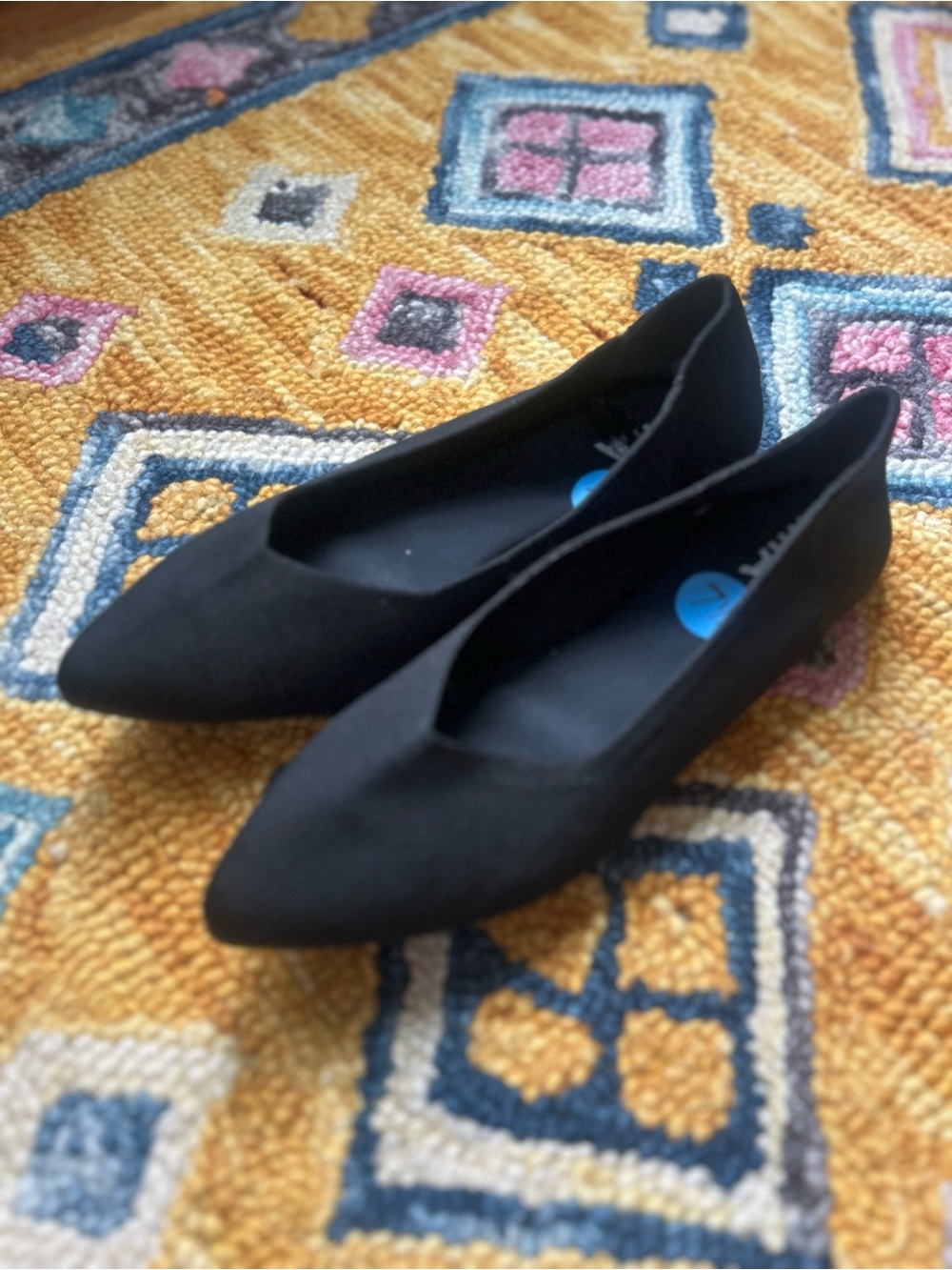 Black Women's Pointed Toe Flats - Unbranded